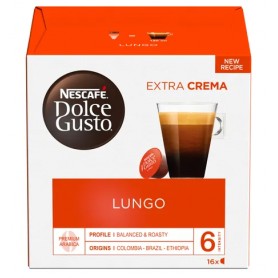 CAPSULES X6 CAFÉ LUNGO NESCAFE DOLCE GUSTO