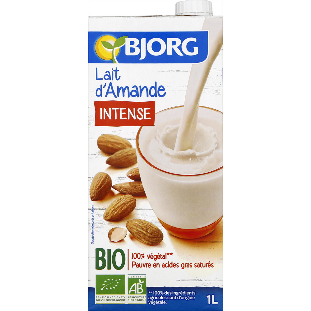 BJORG Lait  d  amande intense BIO 1L Drive Z eclerc