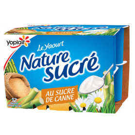 Yaourt sucre aromatise aux fruits exotiques - 12 pots - LP Saint Louis -  Drive Leader Price Réunion