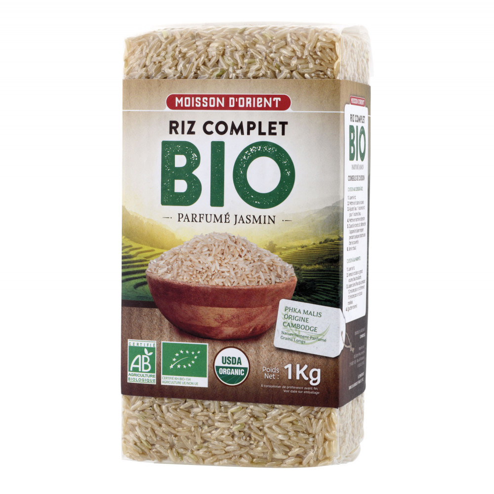 Riz complet à grains longs bio