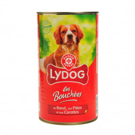 Boîte chiens Lydog Bouchées Boeuf Pâtes carottes - 1230g - Drive Z 