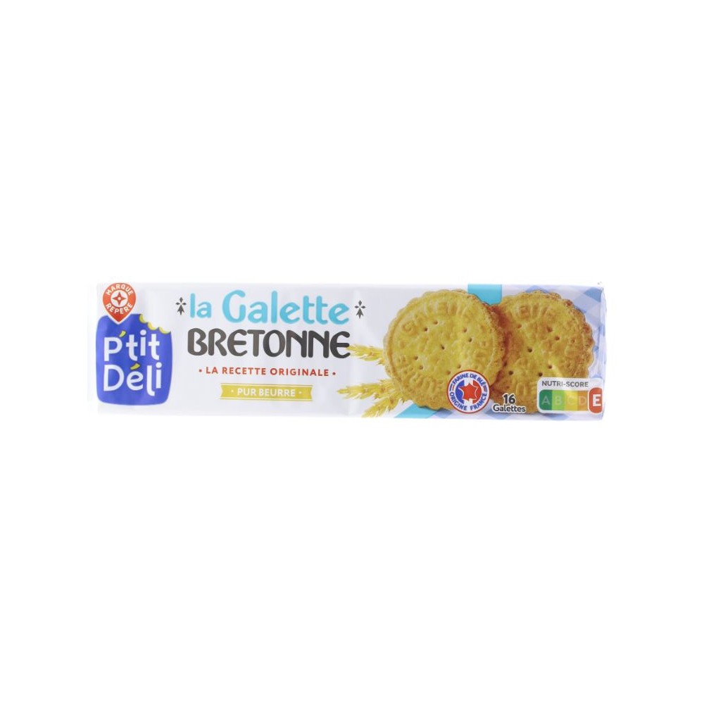 Galettes Bretonnes X16 - P'TIT DELI - 125g - Drive Z'eclerc