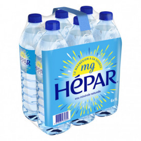 eau minérale naturelle HEPAR 6 x 75 CL