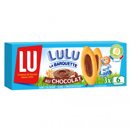 Biscuit Lulu La Barquette Chocolat Noisettes Lu 1grs Drive Z Eclerc