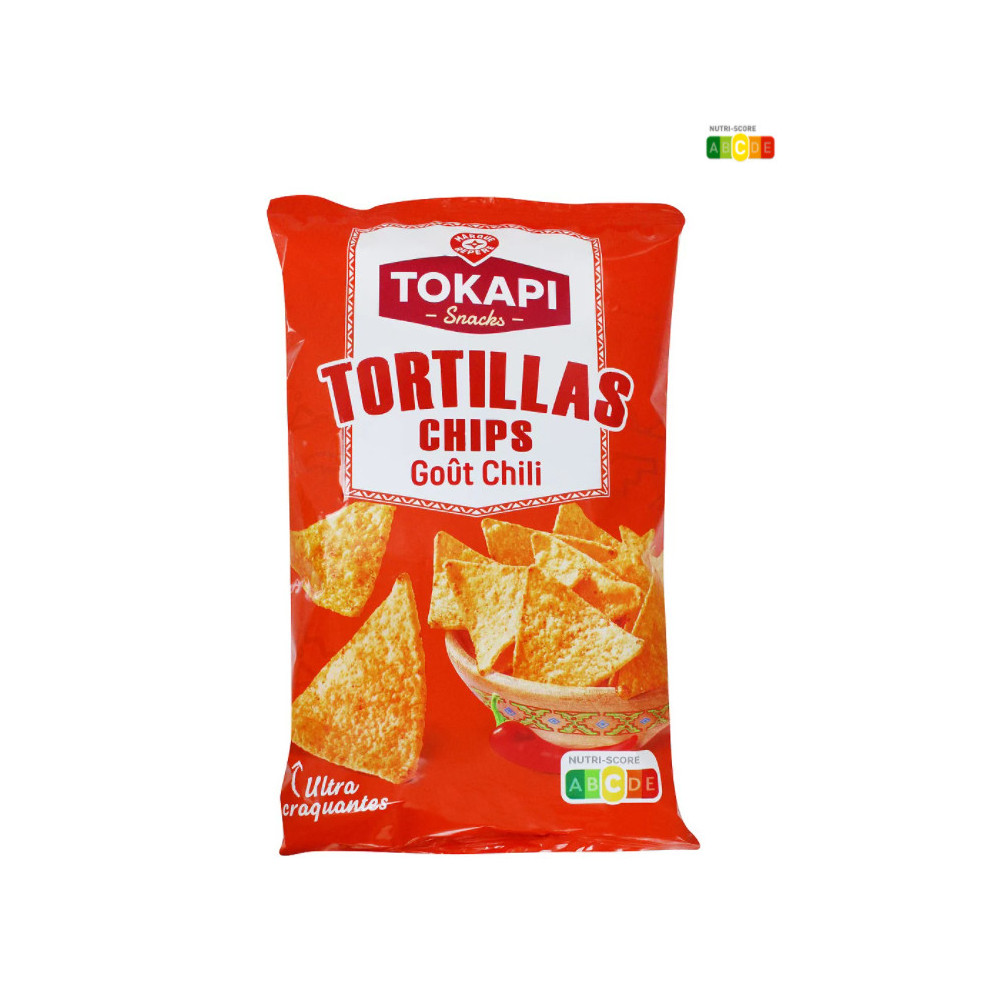 Chips Tortilla goût fromage - Leader Price - 150g